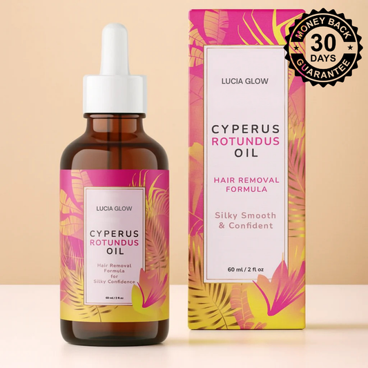 Lucia Glow™ Cyperus Rotundus Oil for Hair Removal