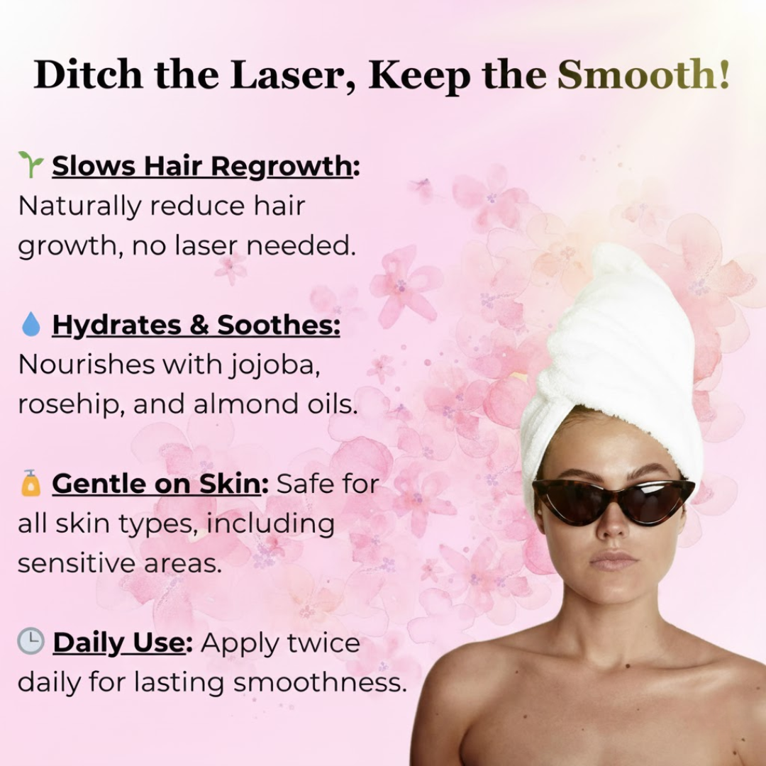 Lucia Glow™ Cyperus Rotundus Oil for Hair Removal