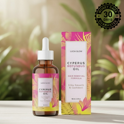 Lucia Glow™ Cyperus Rotundus Oil for Hair Removal