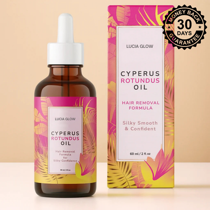 Lucia Glow™ Cyperus Rotundus Oil for Hair Removal