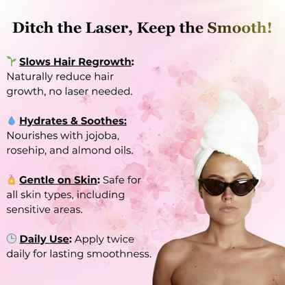 Lucia Glow™ Cyperus Rotundus Oil for Hair Removal